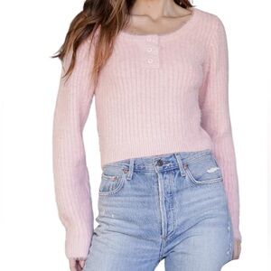 Lulus .Blush Knit Cardigan
